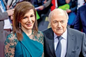 Linda Barras and sepp blatter